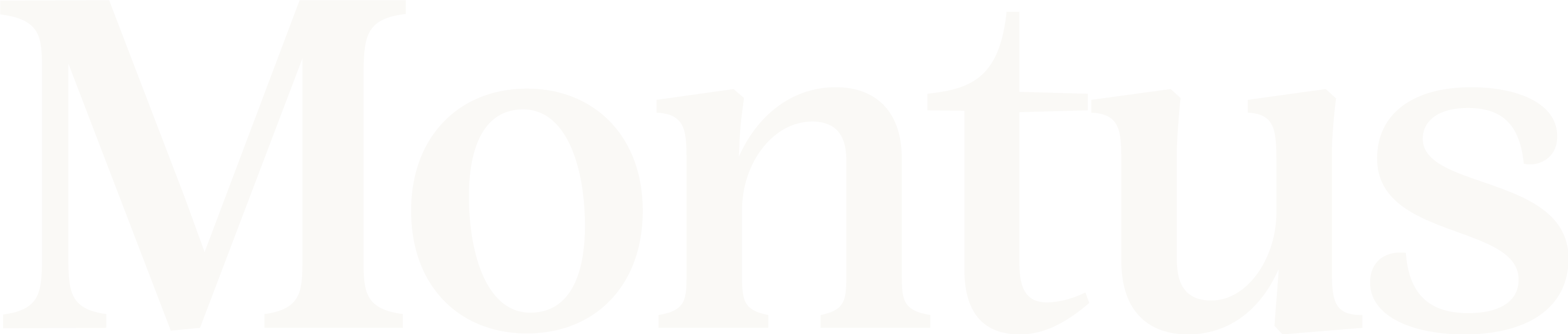 Montus Logo - White Text